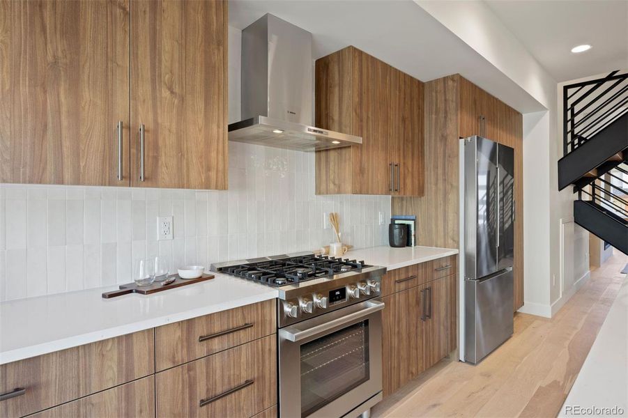 Furnished interior view inside a new home in , Denver (Image 10).