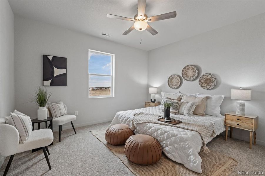 Furnished interior view inside a new home in , Pueblo West (Image 43).