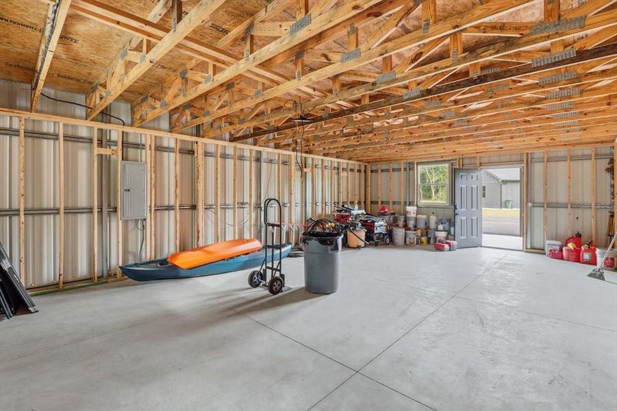 In-progress construction of a new home in , Inglis, FL (Image 70).