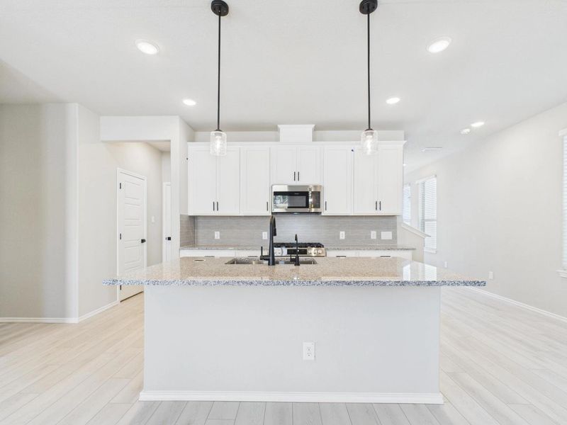 Representative furnished interior of a home built from the The Charlotte A by Davidson Homes LLC in Cedar Heights, San Antonio (Image 10).