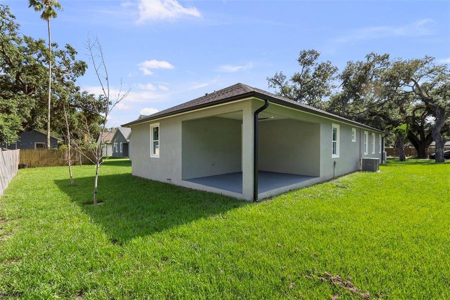 Exterior details and patio area of a home in , Tampa (Image 24). Exterior details and patio area of a home in , Tampa (Image 24).