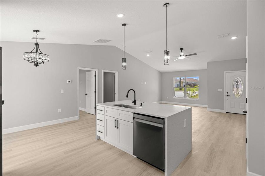 Furnished interior view inside a new home in , Ocala (Image 6).