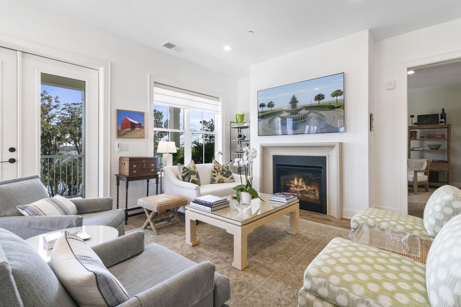 Furnished interior view inside a new home in , Charleston (Image 11).