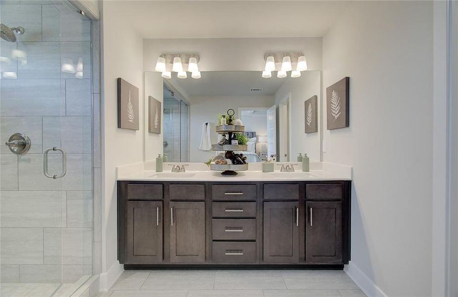 Furnished interior view inside a new home in The Towns at Auburn Station West, Auburn (Image 7).