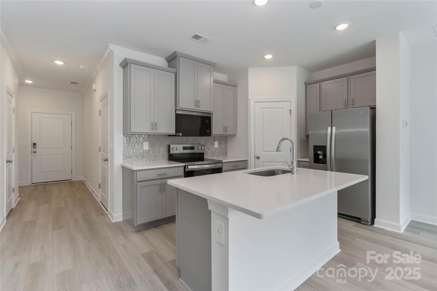 Furnished interior view inside a new home in , Charlotte (Image 8).