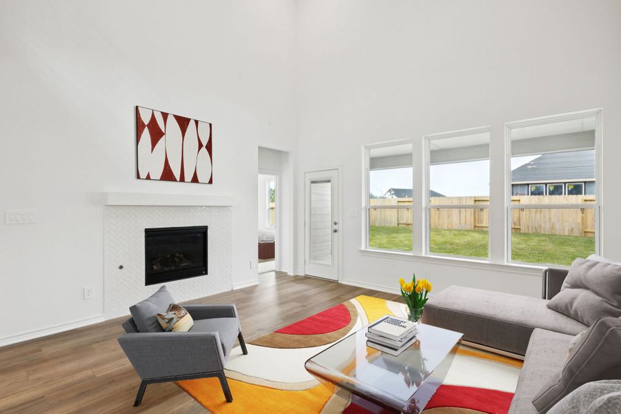 Furnished interior view inside a new home in Montgomery Bend, Montgomery (Image 12).