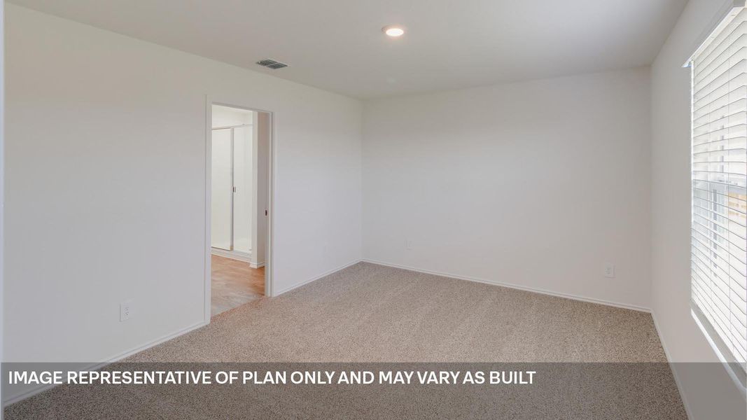 Spacious, unfurnished interior of a new home in Prairie Lakes, Buda (Image 13).