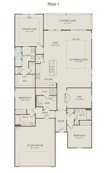2D floor plan layout of this home in Overland, Locust Grove, GA (Image 3).