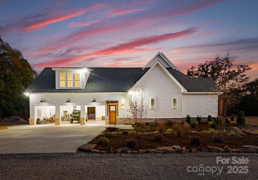 Front exterior of a new home in , Polkton, NC, highlighting curb appeal (Image 20). Front exterior of a new home in , Polkton, NC, highlighting curb appeal (Image 20).