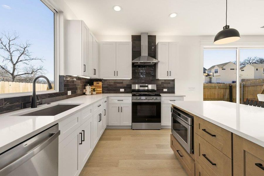 Furnished interior view inside a new home in , Austin (Image 28).
