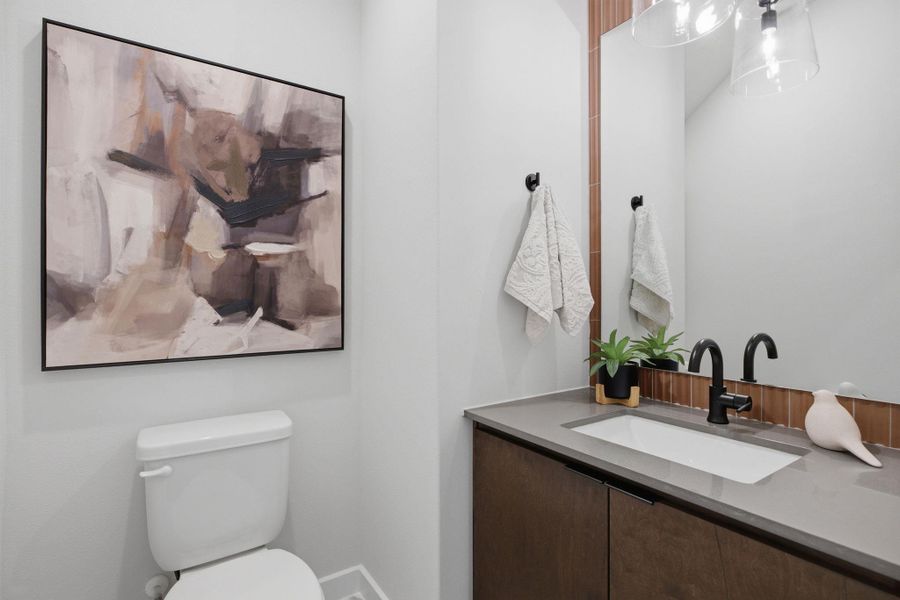 Furnished interior view inside a new home in , Austin (Image 36).