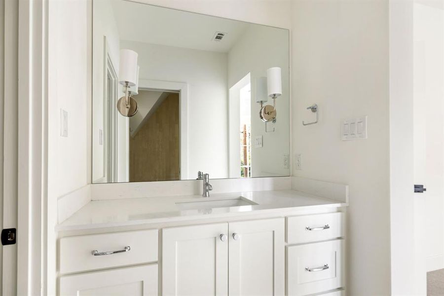 Furnished interior view inside a new home in , Dallas (Image 17).