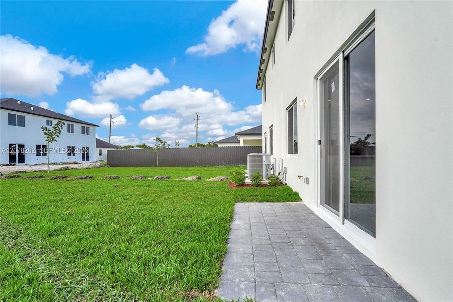Exterior details and patio area of a home in Chloe's Estates, Miami (Image 27).