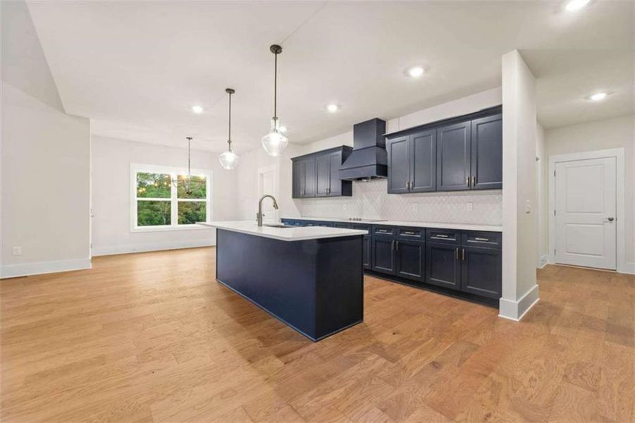 Furnished interior view inside a new home in Steeplechase, Hoschton (Image 16).