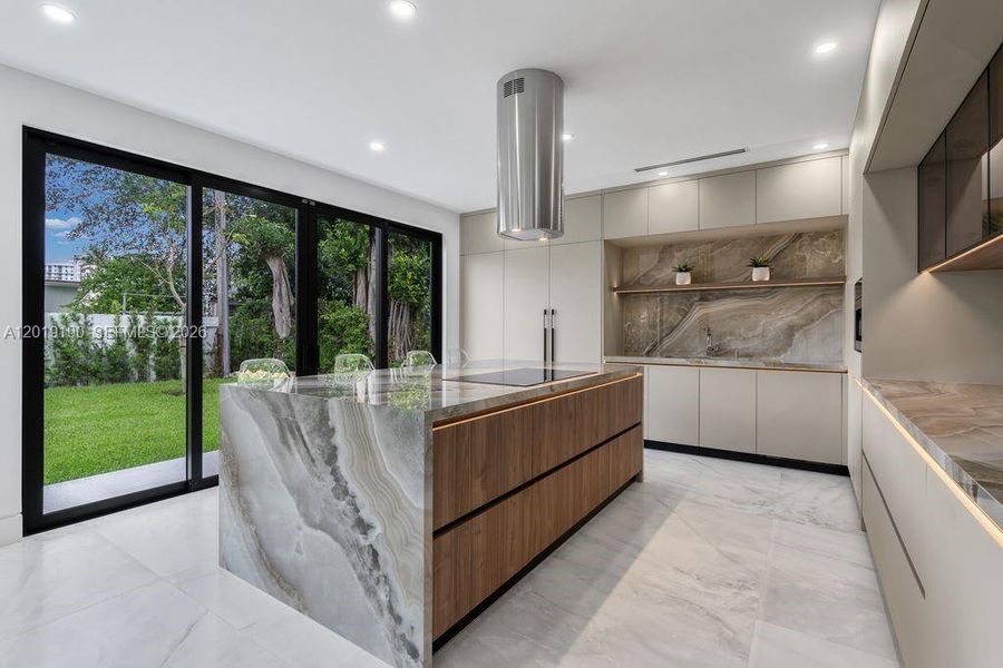 Furnished interior view inside a new home in , Miami (Image 20).