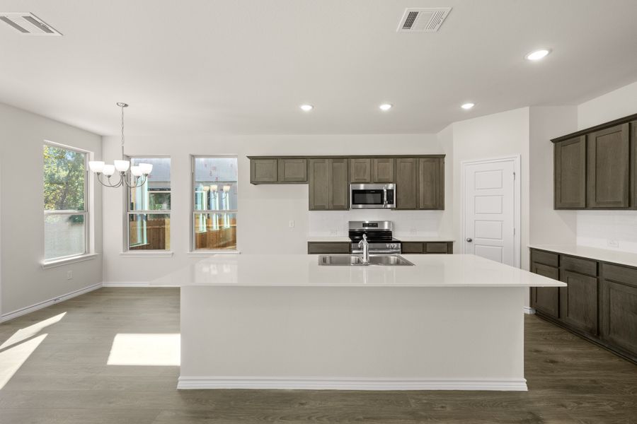 Furnished interior view inside a new home in Eagle Cove, Denton (Image 9).