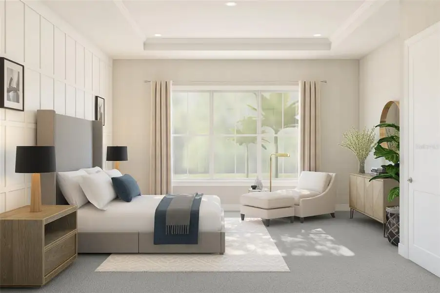 Furnished interior view inside a new home in Preserve at Deer Lakes, Sanford (Image 10).