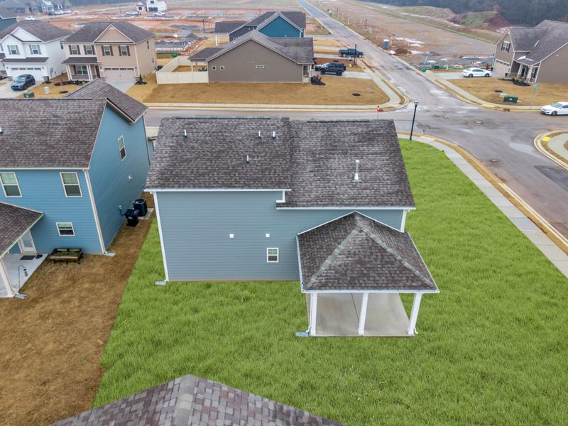 Exterior details and patio area of a home in Salem Landing, Rockvale (Image 19).