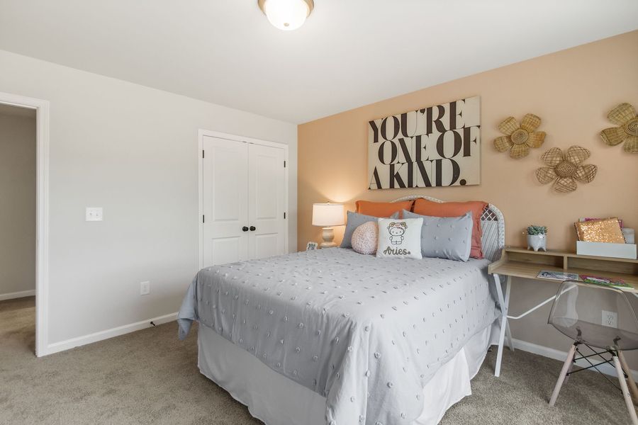 Furnished interior view inside a new home in Bridgeport Single Family Homes, Greenville (Image 40). Furnished interior view inside a new home in Bridgeport Single Family Homes, Greenville (Image 40).