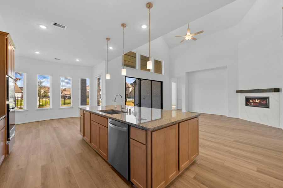 Furnished interior view inside a new home in , Spring (Image 7).
