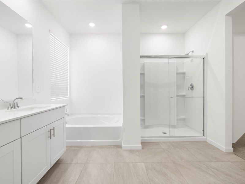 Furnished interior view inside a new home in Bella Vista Farms Reserve Series, San Tan Valley (Image 4).