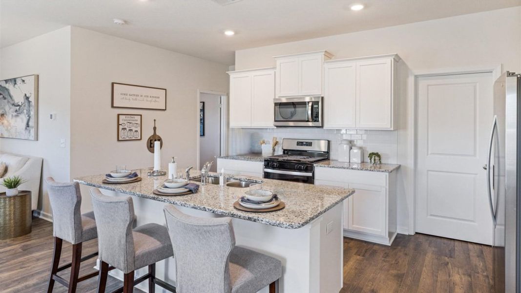 Furnished interior view inside a new home in Keebler Meadows, Johnson City (Image 3).