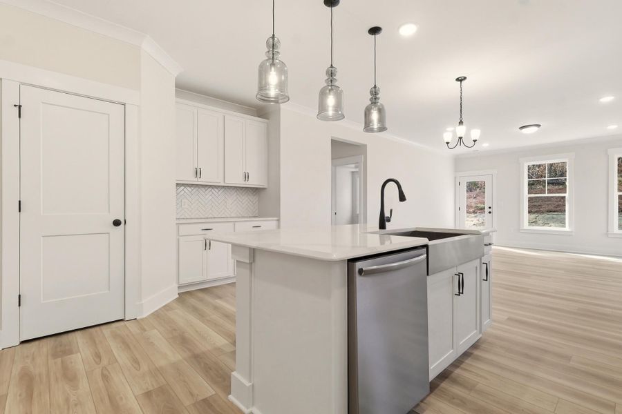 Furnished interior view inside a new home in Harbor Crossing, Greensboro (Image 11).