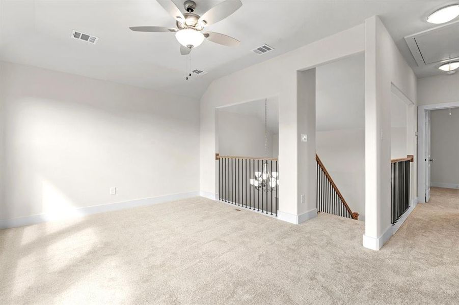 Spacious, unfurnished interior of a new home in The Parks at Panchasarp Farms - Phase 2, Burleson (Image 33). Spacious, unfurnished interior of a new home in The Parks at Panchasarp Farms - Phase 2, Burleson (Image 33).