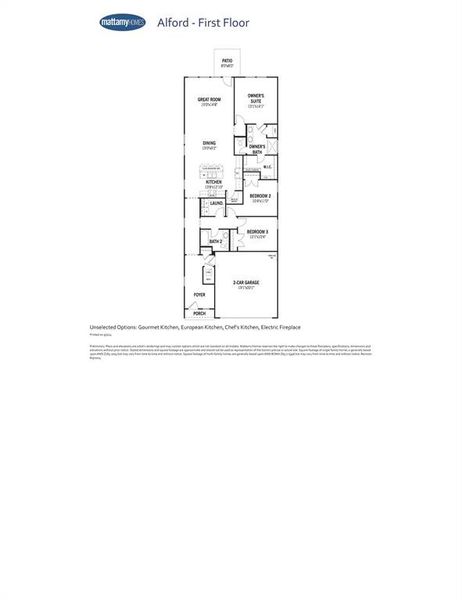 Alford - Floor Plan