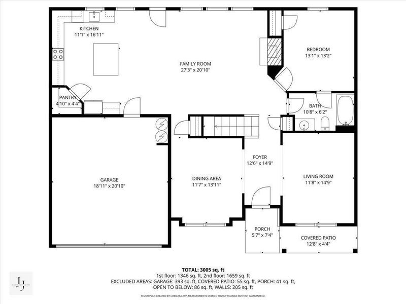 2D floor plan layout of this home in , Auburn, GA (Image 5).