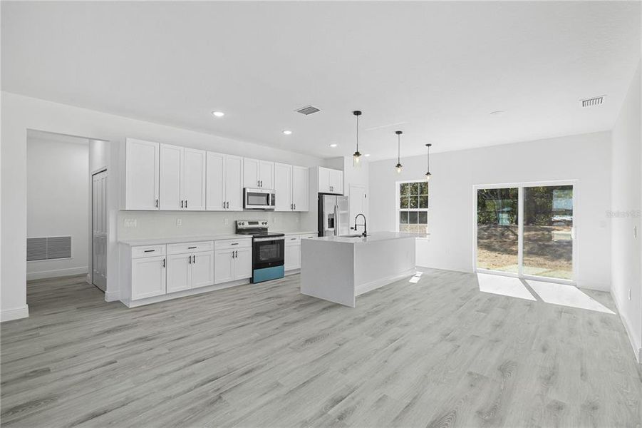 Furnished interior view inside a new home in , Citrus Springs (Image 8). Furnished interior view inside a new home in , Citrus Springs (Image 8).