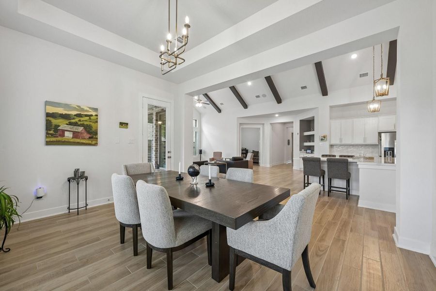 Furnished interior view inside a new home in The Woodlands Hills, Willis (Image 19).