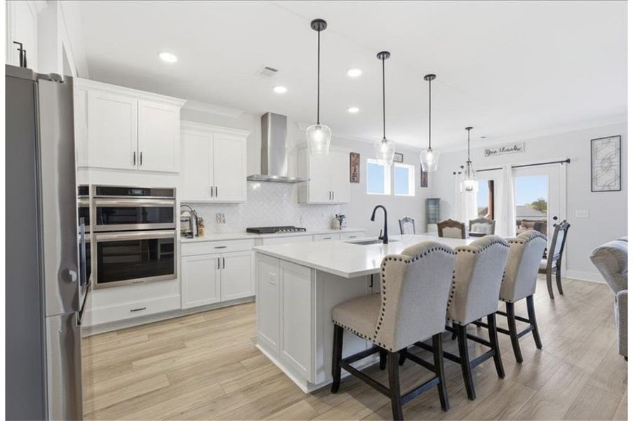 Furnished interior view inside a new home in , Hoschton (Image 5).