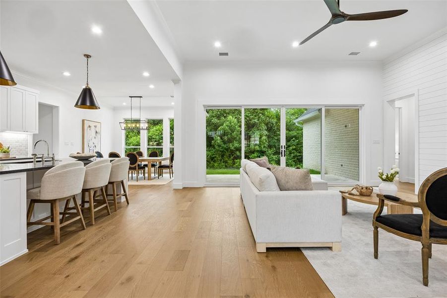 Furnished interior view inside a new home in , Midlothian (Image 30).