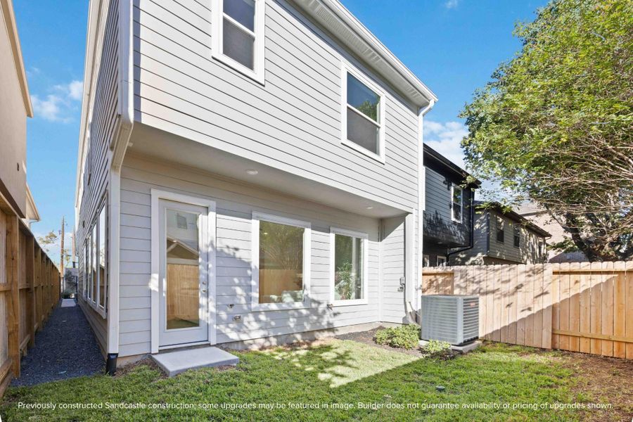 With a fully fenced backyard and a freshly landscaped lawn, this home makes outdoor living feel easy. Just add string lights and a bistro table. With a fully fenced backyard and a freshly landscaped lawn, this home makes outdoor living feel easy. Just add string lights and a bistro table.