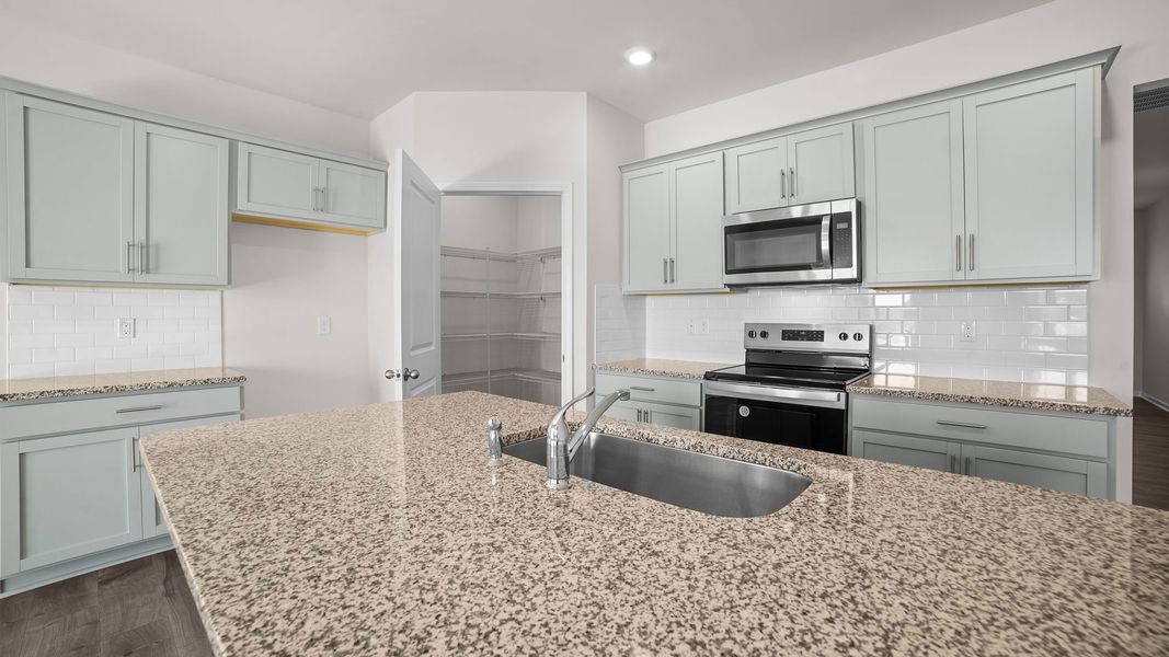 Furnished interior view inside a new home in Ridgewood Farms, Winterville (Image 6).