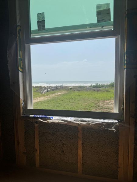 View from master bedroom window.