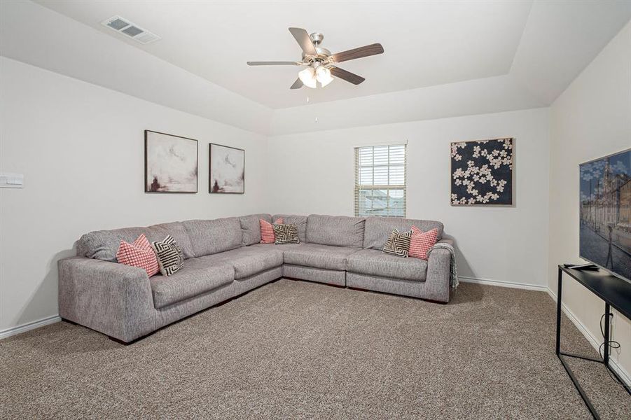 Furnished interior view inside a new home in , Aubrey (Image 16).