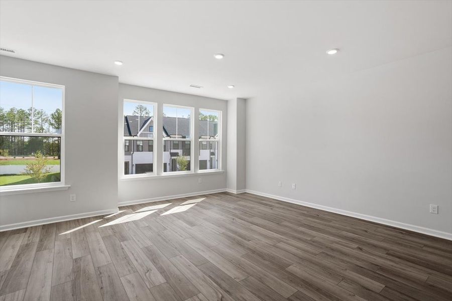 Spacious, unfurnished interior of a new home in Sweetbrier, Durham (Image 17).
