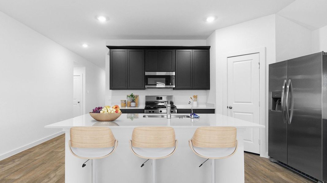 Furnished interior view inside a new home in Evergreen, Rosenberg (Image 9).