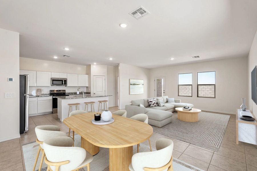 Representative furnished interior of a home built from the Prism by Starlight Homes in The Trails, Phoenix (Image 5). Representative furnished interior of a home built from the Prism by Starlight Homes in The Trails, Phoenix (Image 5).