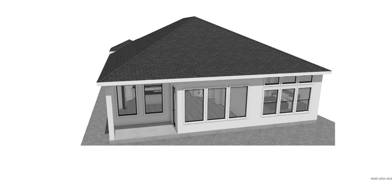 Exterior rendering of this home design in , San Antonio, TX (Image 5). Exterior rendering of this home design in , San Antonio, TX (Image 5).