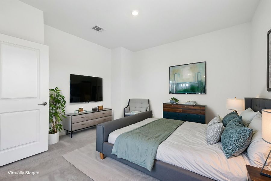 Representative furnished interior of a home built from the Rainey by Taylor Morrison in Santa Rita Ranch, Liberty Hill (Image 17).