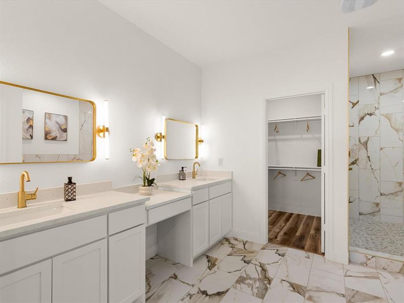 Furnished interior view inside a new home in , Fort Worth (Image 16).