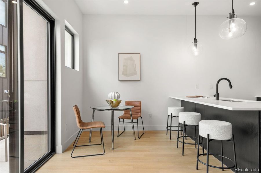 Furnished interior view inside a new home in , Denver (Image 6).