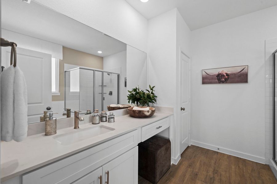 Representative furnished interior of a home built from the Lufkin by Pulte Homes in Pulte Homes at Two Step Farm, Montgomery (Image 6). Representative furnished interior of a home built from the Lufkin by Pulte Homes in Pulte Homes at Two Step Farm, Montgomery (Image 6).