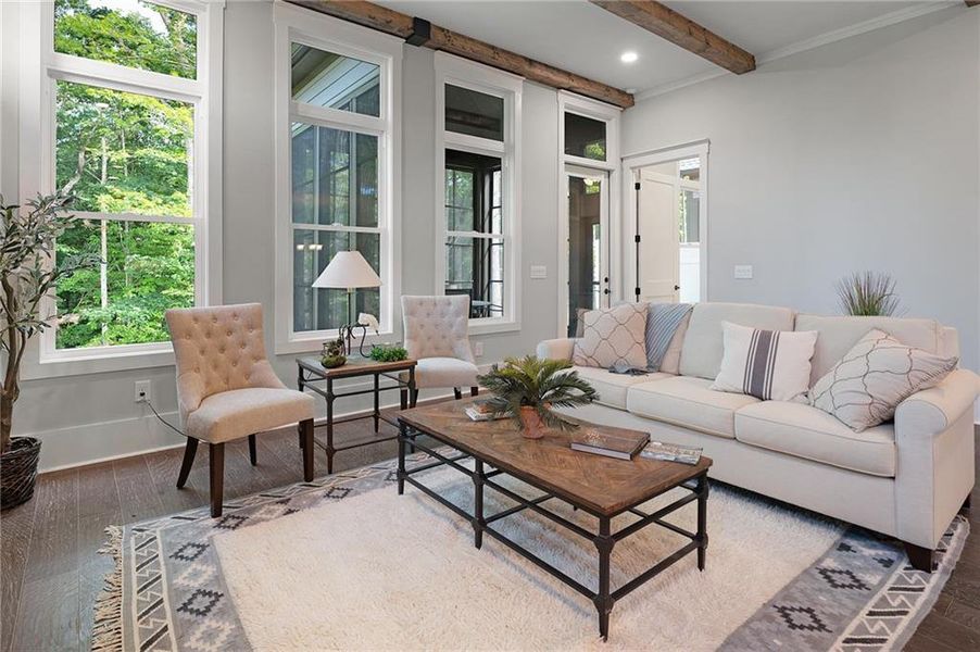 Furnished interior view inside a new home in , Jasper (Image 33).