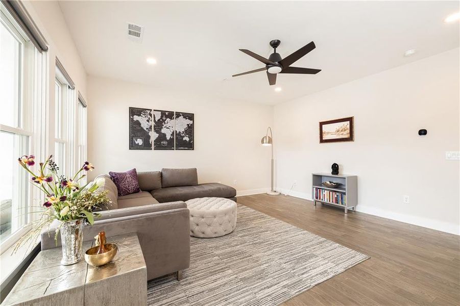 Furnished interior view inside a new home in , Atlanta (Image 60).