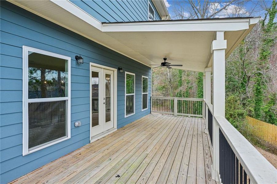 Exterior details and patio area of a home in , Atlanta (Image 3). Exterior details and patio area of a home in , Atlanta (Image 3).