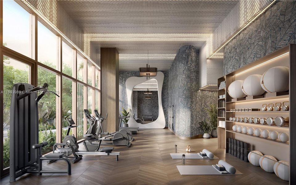 Furnished interior view inside a new home in , Miami (Image 9). Furnished interior view inside a new home in , Miami (Image 9).